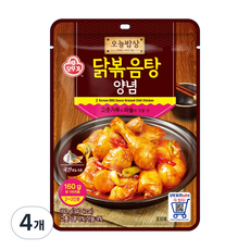 오늘밥상 오뚜기 닭볶음탕 양념, 160g, 4개