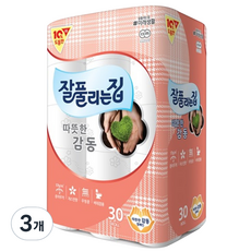 잘풀리는집 따뜻한감동 화장지, 25m, 30개입, 3개