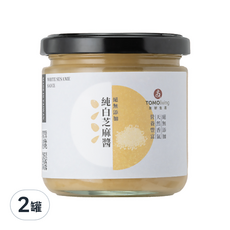 TOMOliving 友好生活 純白芝麻醬, 無添加，台灣產, 200ml, 2罐