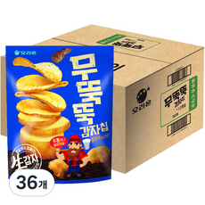 오리온 무뚝뚝감자칩 통후추 소금맛, 60g, 36개