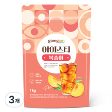 곰곰 아이스티 복숭아, 1kg, 1개입, 3개