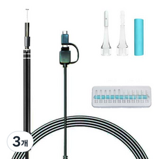 머레이 스마트폰 내시경 귀이개 블랙 MSEC-100, 1개입, 3개