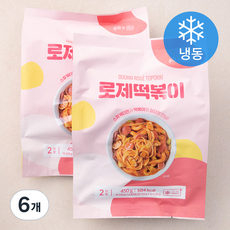 두끼 로제 떡볶이 (냉동), 450g, 6개