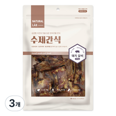 네츄럴랩 반려견 수제간식 300g, 돼지갈비, 3개