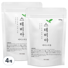 네오크레마 스테비아 에리스리톨, 400g, 4개