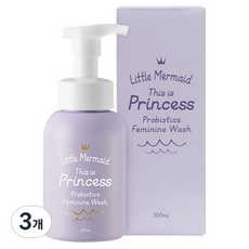 뷰티레시피 인어공주 프로바이오틱스 페미닌 워시 여성청결제, 300ml, 3개