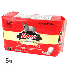 DONO 숫컷용 매너 패드 14p, 초소형, 14개입, 5개