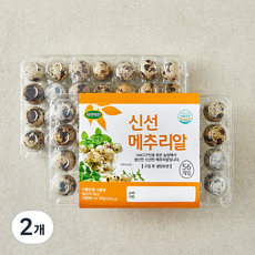 자연애찬 신선 메추리알 56구, 504g, 2개