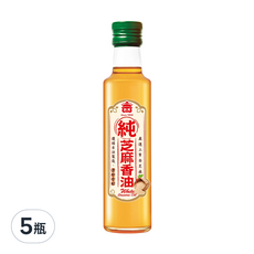 義美 100% 純芝麻香油, 250ml, 5瓶