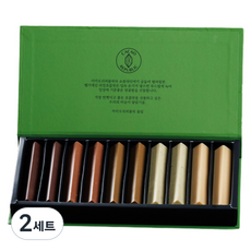 카카오리퍼블릭 벨기에 초콜릿 스틱 10구 수제 선물세트 140g, 2세트