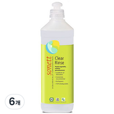 [쿠팡수입] 소네트 식기 세척기용 린스, 500ml, 6개