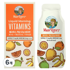 메리루스 액상 모닝 비타민 7p, 210ml, 6개
