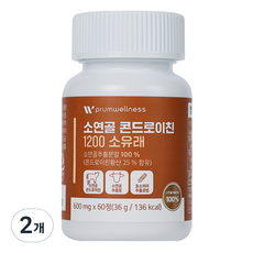 푸름웰니스 소연골 콘드로이친 1200 소유래 36g, 60정, 2개