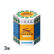 TIGER BALM 虎標 萬金油 軟膏, 30g, 蚊蟲叮咬、肌肉酸痛或頭痛適用, 3罐