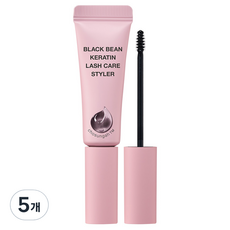 조성아TM 빈 케라틴 래쉬 케어 스타일러 속눈썹 영양제 블랙, 9ml, 5개