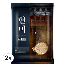오가그레인
 오리지널그레인 국산 현미 4kg 2개