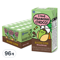 연세우유 피스타치오 초코우유, 190ml, 96개
