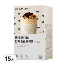 GLAM.D 可口輕盈奶昔 奶油餅乾味, 40g, 15入