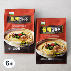 칠갑농산 들깨 칼국수, 387g, 6개