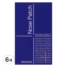 메디힐 블랙헤드 멜팅 클리어 코팩, 6개, 6개입
