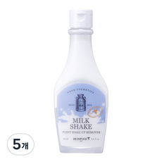 스킨푸드 밀크 쉐이크 포인트 메이크업 리무버, 160ml, 5개