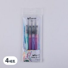 Art Secret 藝術家的秘密 水彩筆 4種組 隨機出貨, 3 mm、4 mm、5 mm、10 mm, 4組