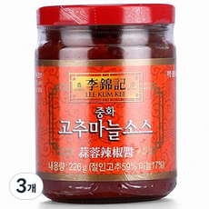 이금기 오뚜기 중화 고추마늘소스, 226g, 3개