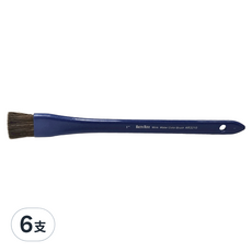Macro Wave 馬可威 黑貂水彩排筆 AR3210 藍桿, 1吋, 6支