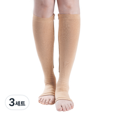 Body Formula 5 級壓縮拉鍊小腿長筒襪, 3組