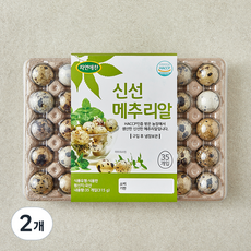 자연애찬 신선 메추리알 35구, 315g, 2개
