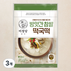 즐거운동행 미정당 방앗간 참쌀 떡국떡, 1kg, 3개