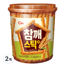 청우식품 참깨스틱 진, 220g, 2개