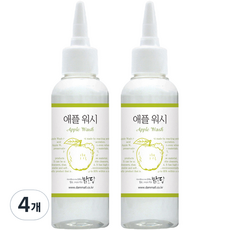 맑을담 애플워시 뷰티소품 100ml, 4개, 혼합색상 - 애플워시