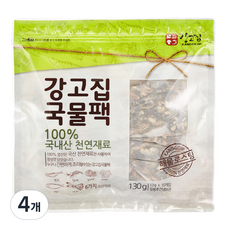 강고집 강고집 국물팩 10p, 130g, 4개