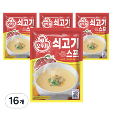 오뚜기 쇠고기 스프, 80g, 16개