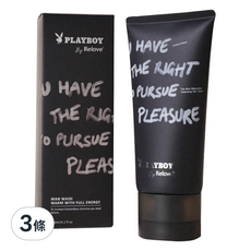 Relove 男性專用私密潔淨凝露 PLAYBOY聯名款 檀香琥珀香 120ml 3條組, 3條