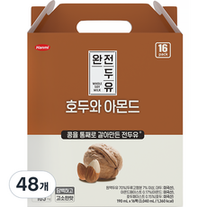 한미 완전두유 호두와 아몬드, 190ml, 48개