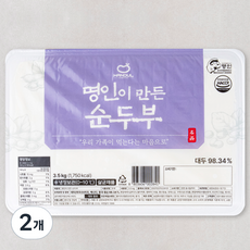 한둘 명인이 만든 순두부, 3.5kg, 2개