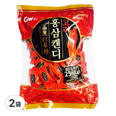 CW 高麗紅蔘糖，含有濃郁紅蔘濃縮液的營養糖果, 300g, 2袋