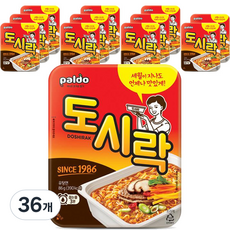 팔도도시락 86g, 36개