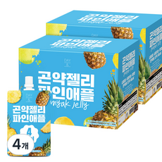 참앤들황토농원 데이앤 파인애플 곤약젤리 10p, 1300ml, 4개