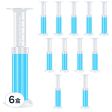 馬桶芳香凝膠 12個 Set, 36mL, 玫瑰/海洋/薰衣草/蘋果/檸檬香味, 86g, 6盒, 隨機
