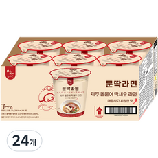 올레마켓 제주 돌문어 딱새우 문딱라면 70g, 24개