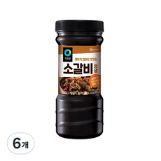청정원 소갈비 양념장, 840g, 6개