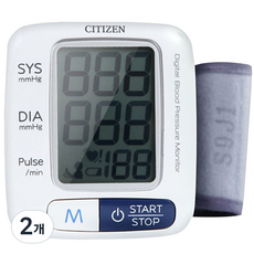 시티즌 손목형 자동 혈압계, CH-650, 2개