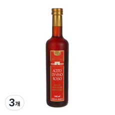 [A.I.모데나] 와인 식초, 레드와인, 500ml, 3개
