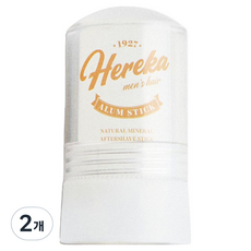 Hereka 男士鬍後鎮靜護理明礬石, 2個, 60g