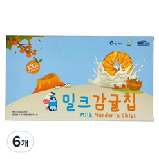 미엘미 밀크 감귤칩 박스형 12p, 6개