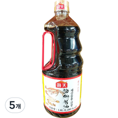 해천 해산물용 해선 간장, 1.6L, 5개