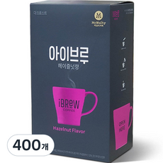 맥널티 iBrew 미니 헤이즐넛향 원두커피믹스, 1g, 200개입, 2개